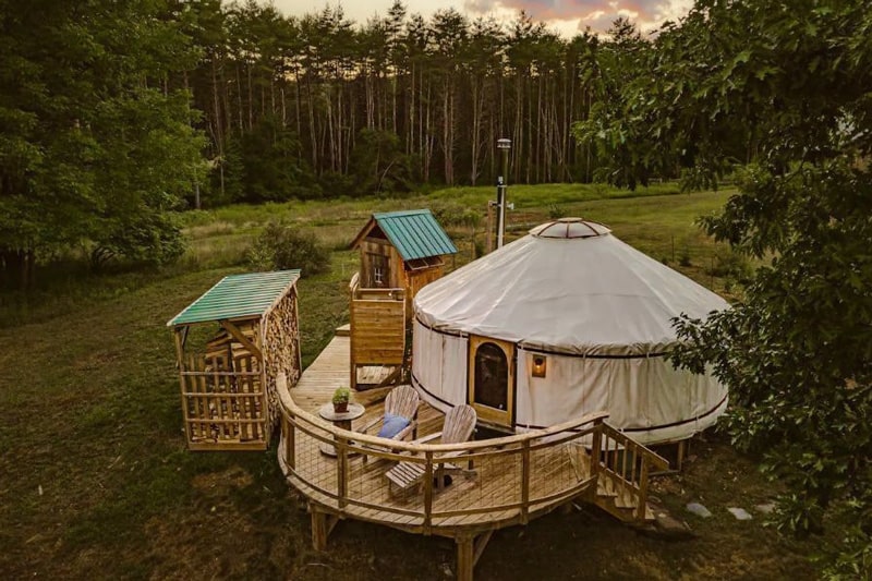 Glamping Vermont Yurt Retreat