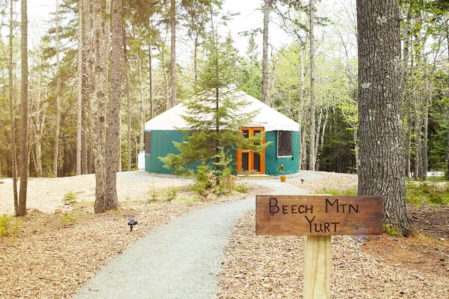 Acadia Yurts in Maine