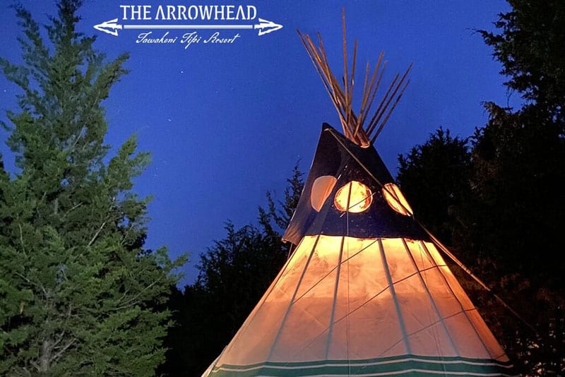 Arrowhead Tipi Resort in Texas