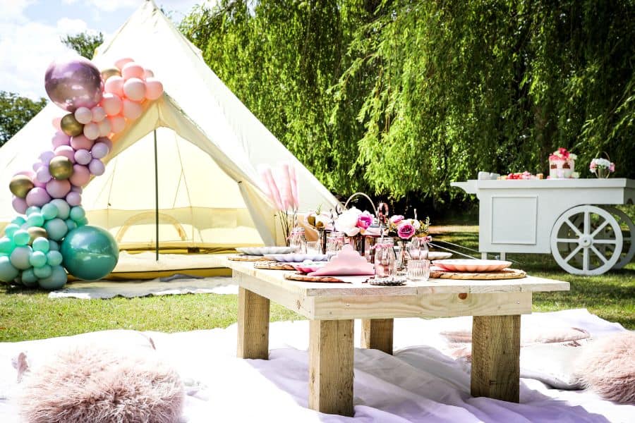 Bell Tent for Backyard Glamping