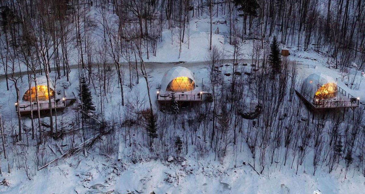 Bel Air Tremblant Dome Rentals Resort in Mont Tremblant Quebec