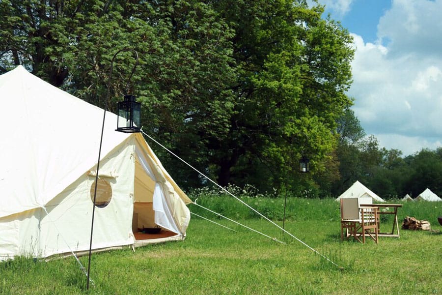 Luxury Bell Tent Glamping in France