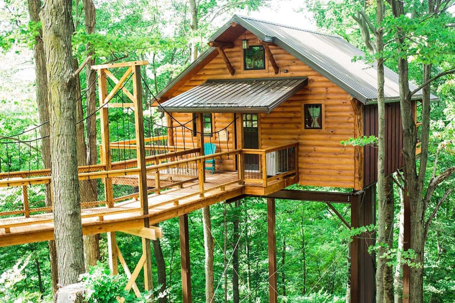 Amish Country Lodging Berlin Woods Treehouses