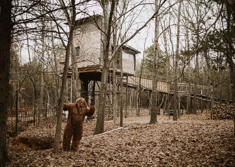 Bigfoot's Enchanting Treehouses in Oklahoma