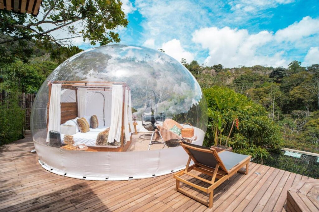 BubbleSky Glamping in Columbia