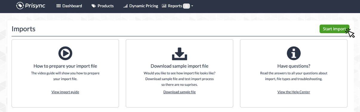 data importing