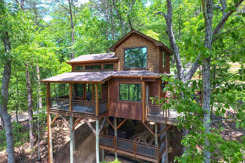 Canopy Blue Ridge Treehouse Rentals in Georgia