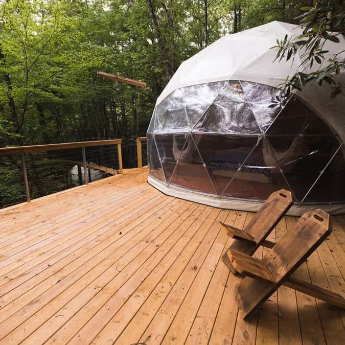 Dome Town Treehouse Rentals KY Cloud Dome