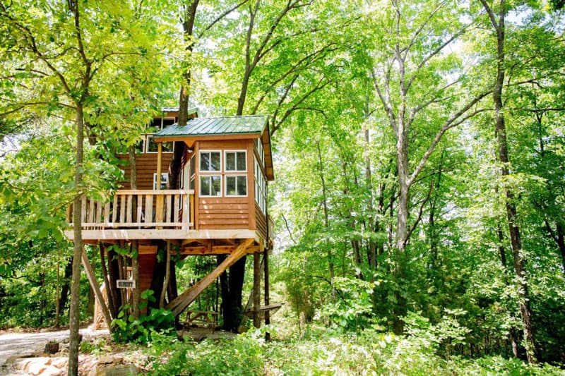 The Cottage Treehouses in Missouri