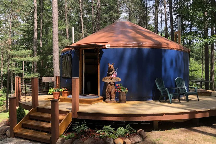 Cozy Yurt in Wisconsin