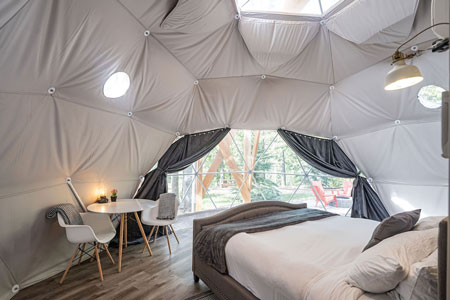 Boulder Mountain Resort Dome Glamping in BC