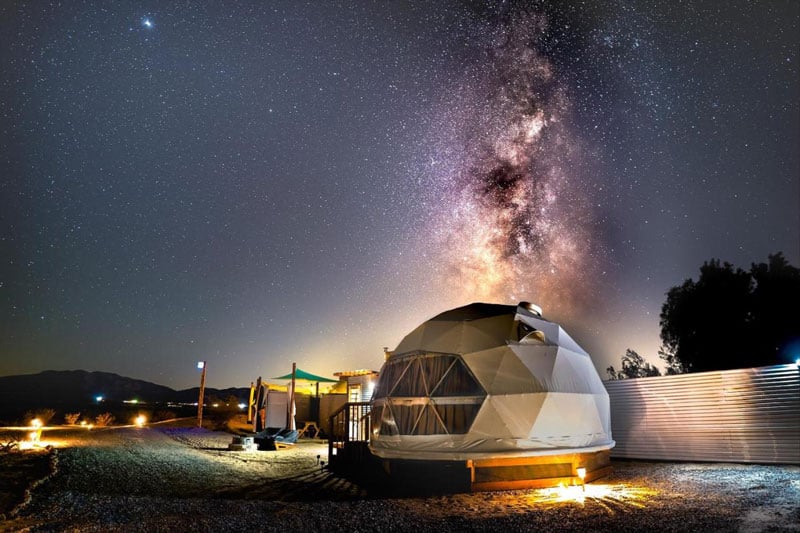 Kosmic Tortoise Southern California Glamping Dome