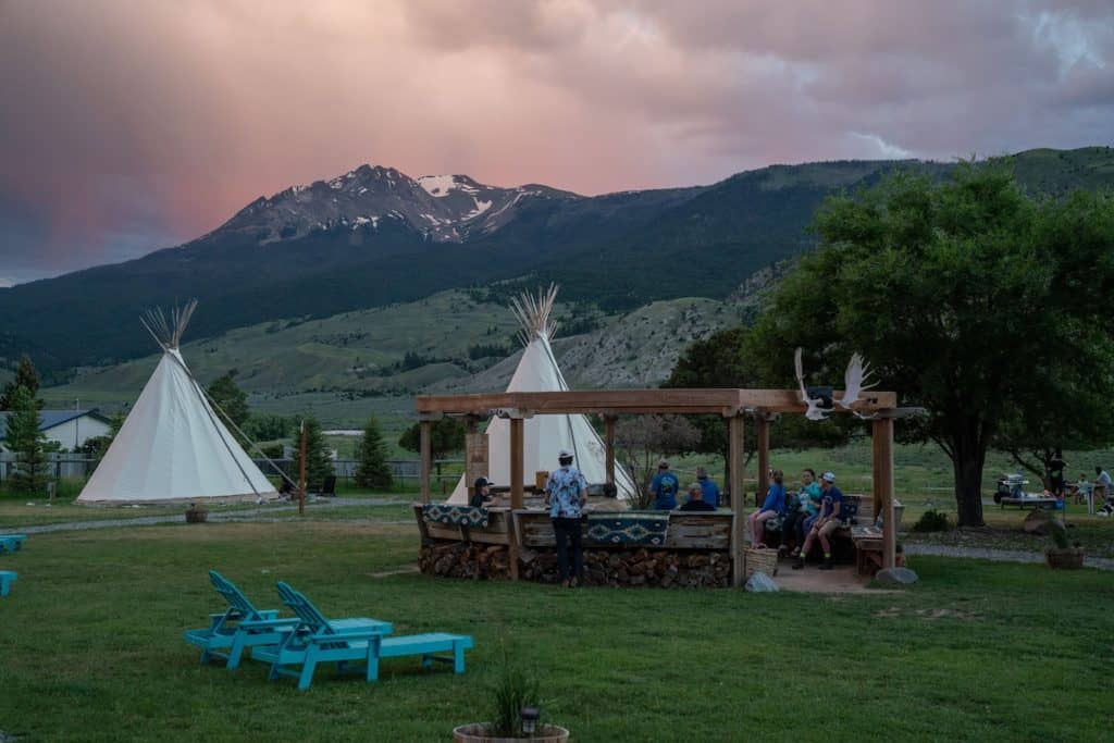 Dreamcatcher Tipi Hotel Glamping in Yellowstone