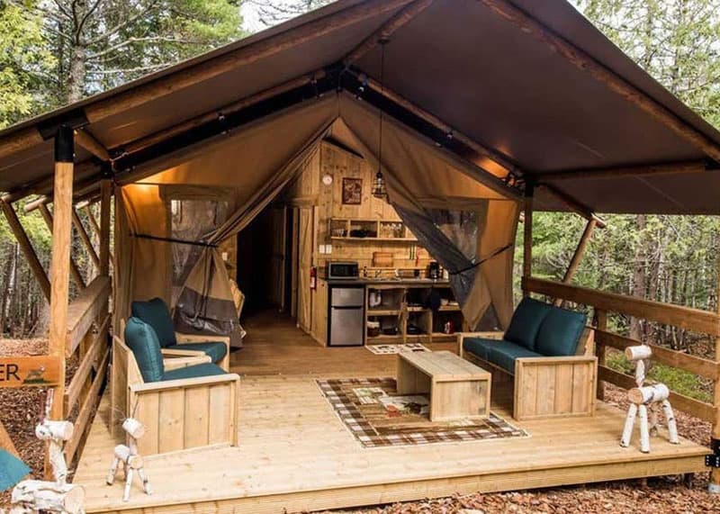 Acadia Glamping at Woods of Eden Glampground