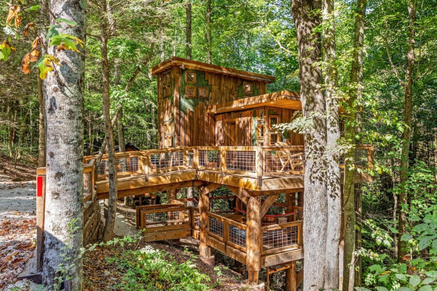 Amazonia Red River Gorge Treehouse Rental Kentucky