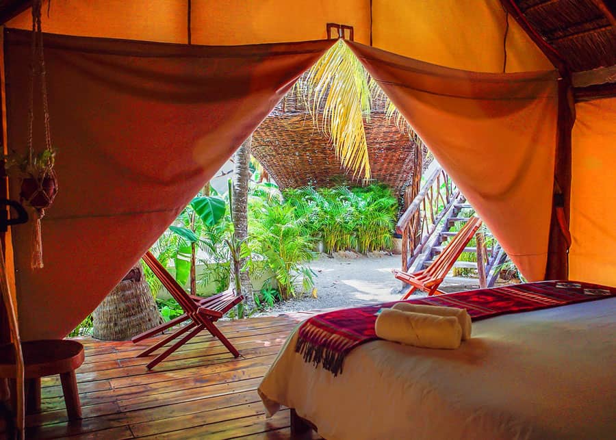 Accommodation Types and Features at Serena Glamping Tulum