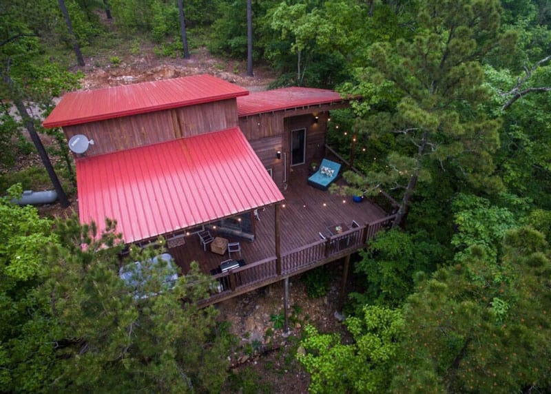 Honeymoon Oklahoma Treehouse Cabin