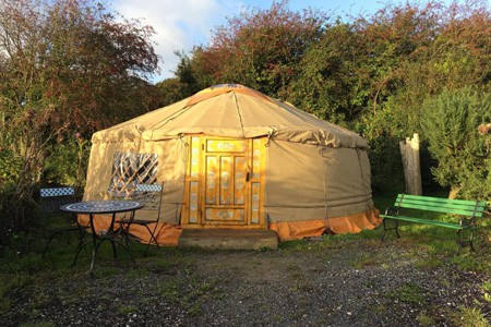 Yurt Cork Glamping at Inch Hideaway Eco Camping