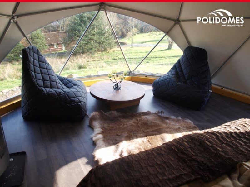Glamping domes for sale by polidomes