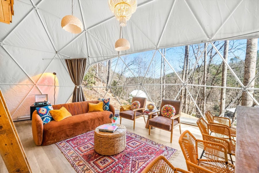 Interstellar Overdrive Glamping Domes in Tennessee