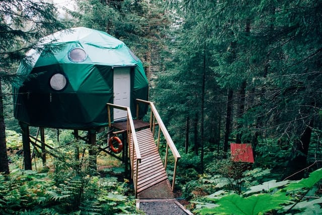 what is a glamping dome?