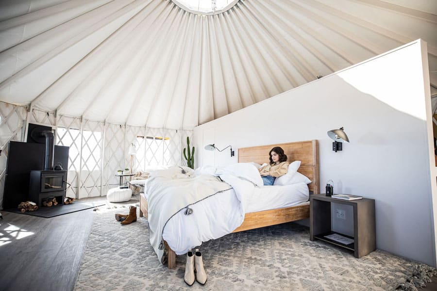 The Local Chapter Big Bend Yurt Glamping