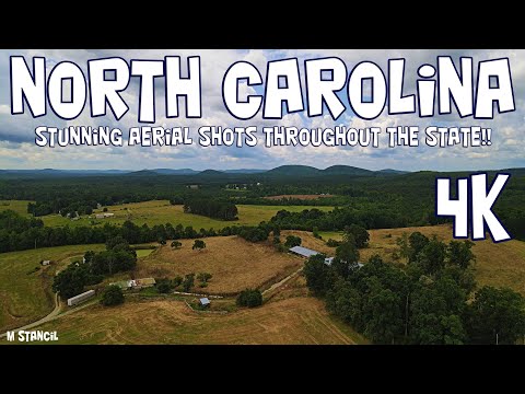 North Carolina 4K / Stunning Aerial Shots Throughout the State!! (DJI Mavic Air 2&amp;2S Drone Footage)