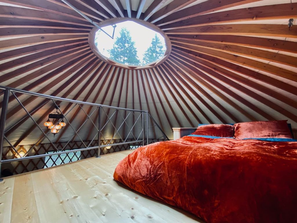 Modrona Grove Yurt in Washington
