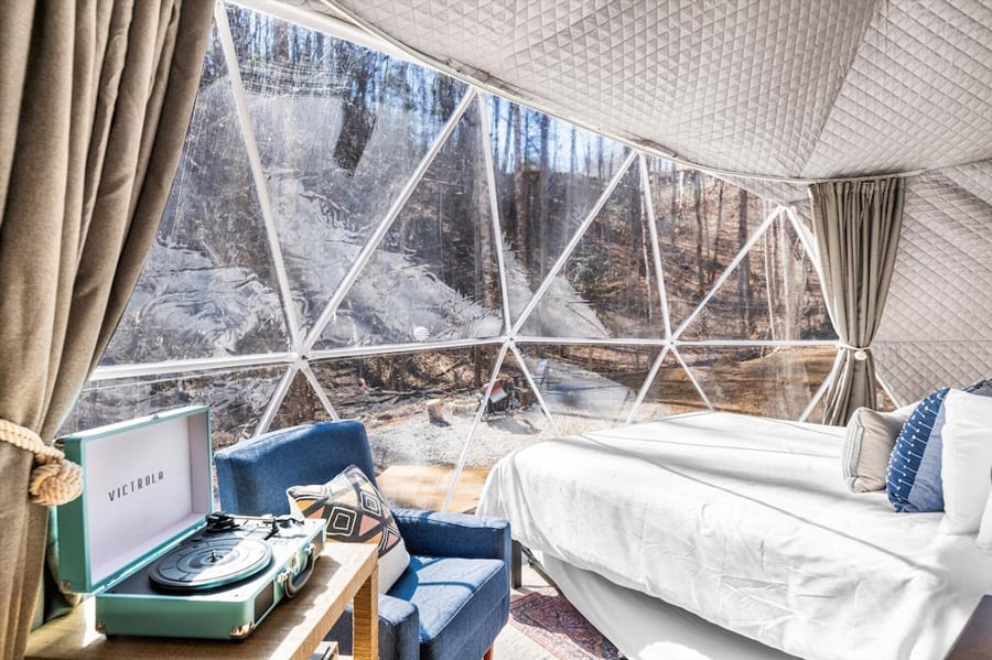 Midnight Rider Glamping Domes in Tennessee