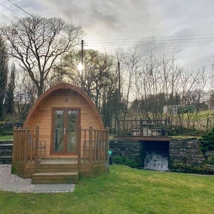 Lake District Riverview Mill & Glamping Pod with Hot Tub