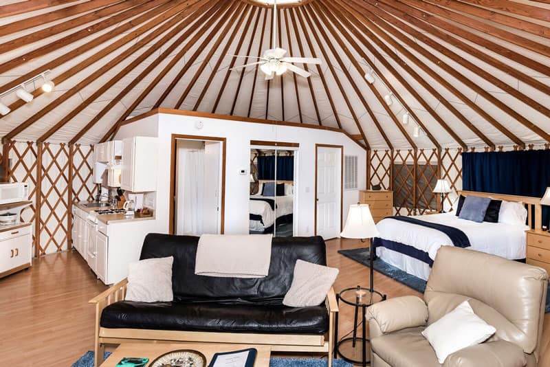Stonewind Retreat Yurts in Arkansas