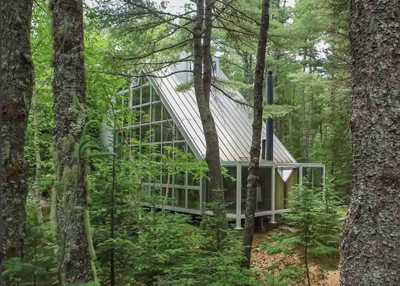 Glamping Acadia in a Prism in the Woods