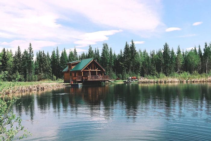 Private Alberta Log Cabin Rental