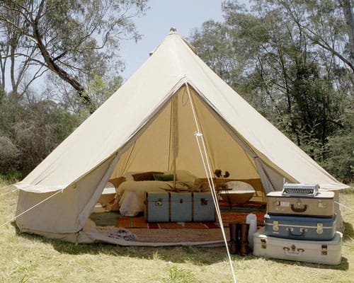 Psyclone Bell Tents for Glamping