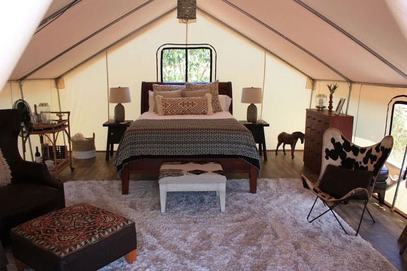 African Safari Tent Glamping in Southern California
