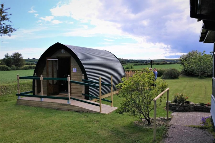 Cork Glamping in a Ballycotton Glamping Pod