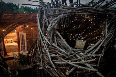 The Nest Skybox Treehouse Cabins Texas