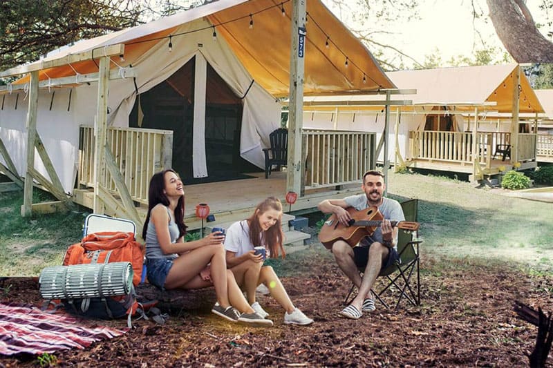 West Virginia Glamping Tent with Hot Tub