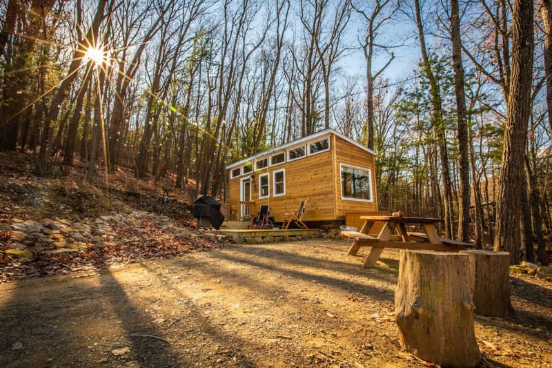 West Virginia Glamping Tiny House on 23 Acres