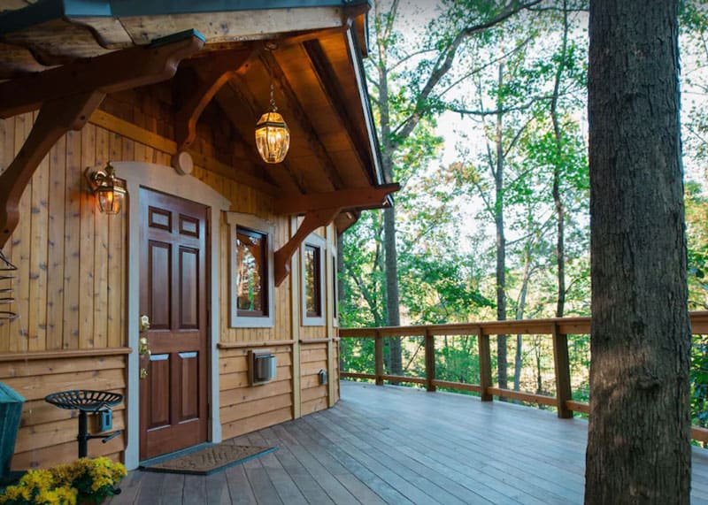 North Carolina Treehouse Castle in the Woods