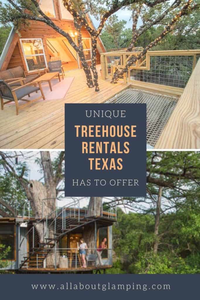 Treehouse Rentals Texas
