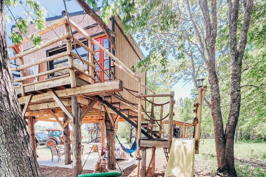 New Brunswick Glamping at The Roy Treehouse