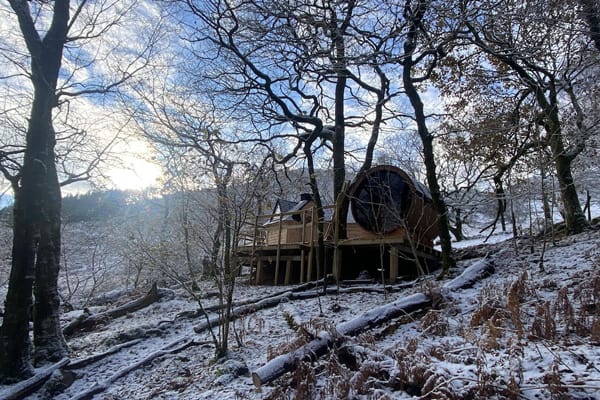 Snowdonia Glamping Treehouse Cabin