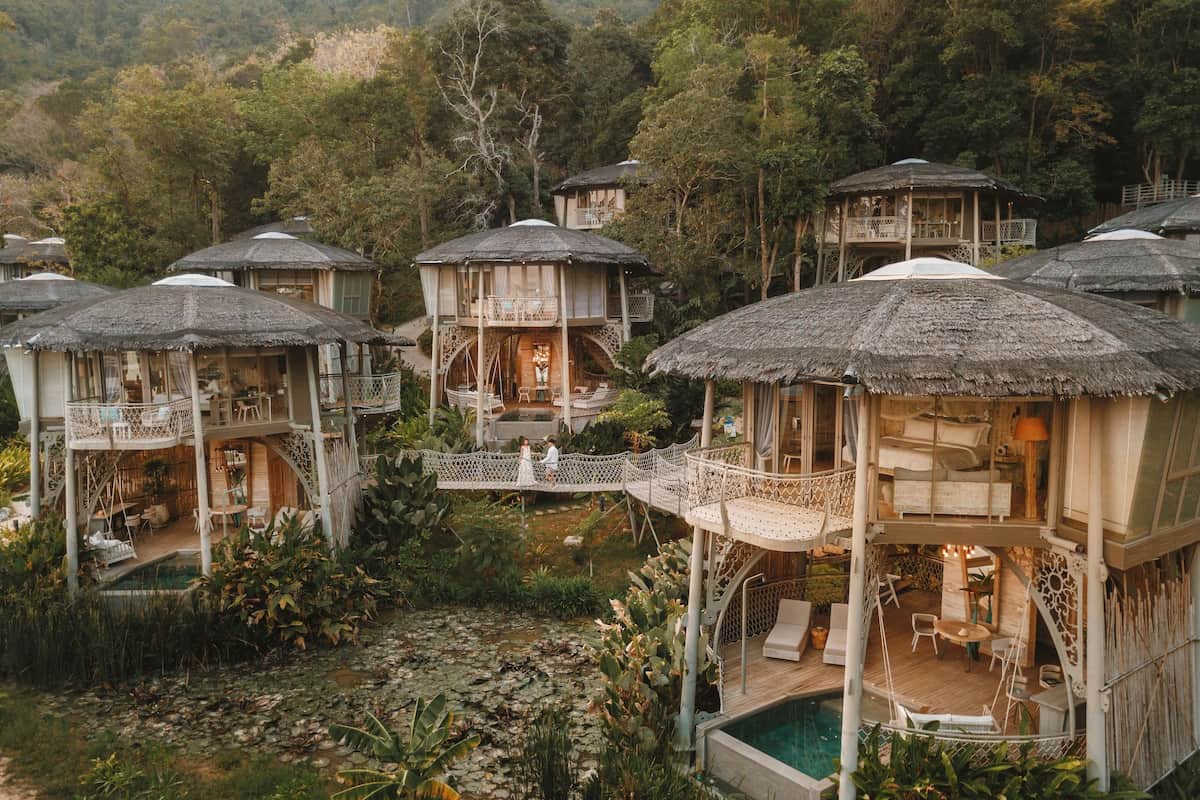 magical treehouses Thailand has to rent