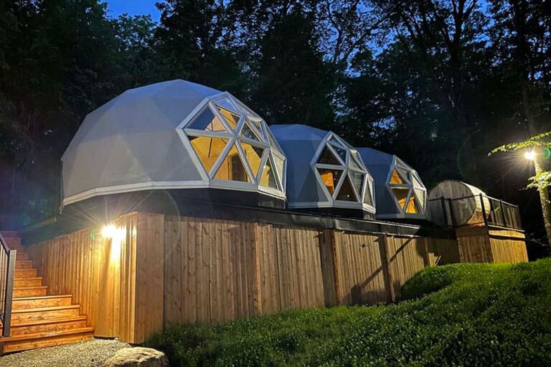 Bel Air Tremblant Dome Rentals Triple Dome
