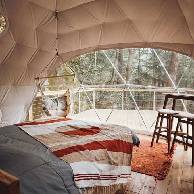 Dome Town Treehouse Rentals KY Turtle Dome