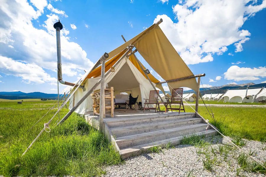 Under Canvas Yellowstone Glamping
