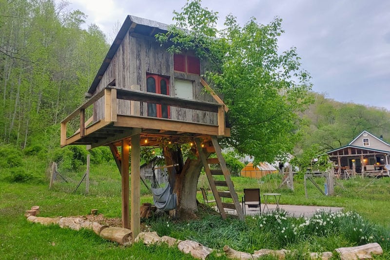 Whimsical Treehouse Glamping West Virginia