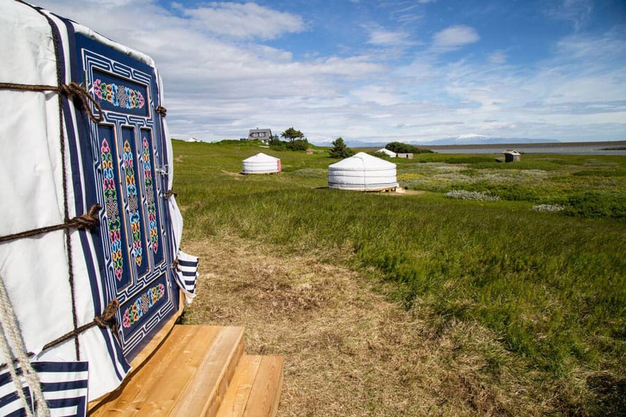 Traustholtsholmi-Yurt Experience on a Private Island