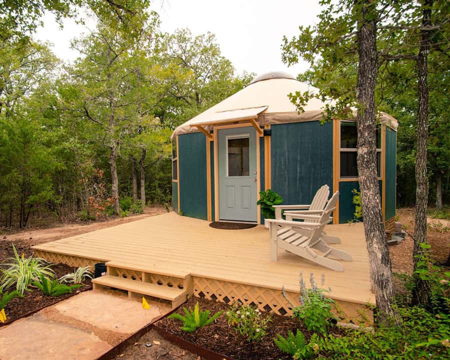 Glamping near Austin in a Yurt on 200 acres